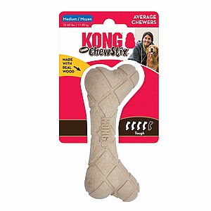 משחק לעיסה עצם ירך דנטלית מידה M קשיח KONG ChewStix משחק לעיסה עצם ירך דנטלית מידה M קשיח KONG ChewStix