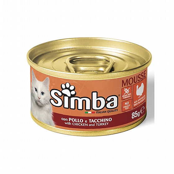 ����� ���� ��� ��� ����� �����  , 85 ��� Simba Mousse with Chicken and Turkey