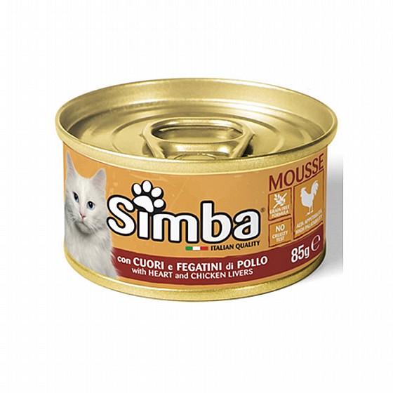 ����� ���� ��� ����� ����� ��� ����� , 85 ��� Simba Mousse with Heart and Chicken Liver