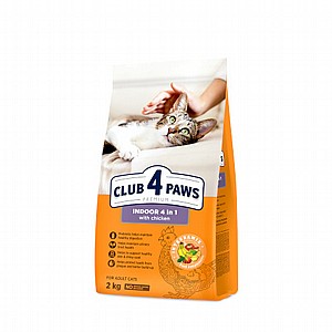 CLUB 4 PAWS מזון לחתול בוגר עם עוף 2 ק"ג CLUB 4 PAWS מזון לחתול בוגר עם עוף 2 ק"ג