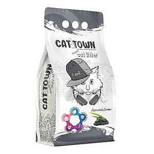 חול קט טאון CAT TOWN חתולים מתגבש עם פחם פעיל – 10 ליטר חול קט טאון CAT TOWN חתולים מתגבש עם פחם פעיל – 10 ליטר