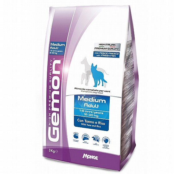 ���� ���� ��� �� ���� ����� ������ ������ ���� ������, 3 �"�  Gemon Medium Adult with Tuna and Rice 