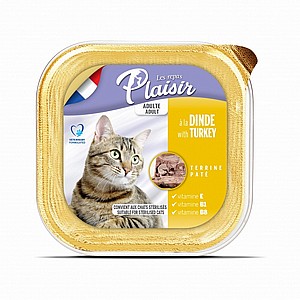 פלסיר מעדן פטה הודו לחתול 100 גרם Plaisir פלסיר מעדן פטה הודו לחתול 100 גרם Plaisir
