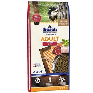 בוש מזון לכלבים בוגרים בטעם כבש 3 ק"ג Bosch Adult בוש מזון לכלבים בוגרים בטעם כבש 3 ק"ג Bosch Adult