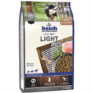 בוש מזון לייט דיאטטי לכלבים עם עודף משקל 2.5 ק"ג Bosch Light בוש מזון לייט דיאטטי לכלבים עם עודף משקל 2.5 ק"ג Bosch Light