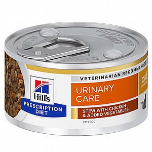 שימורי נזיד c/d | Hill's Prescription Diet מולטיקייר לחתול, 82 גר' (עוף וירקות) שימורי נזיד c/d | Hill's Prescription Diet מולטיקייר לחתול, 82 גר' (עוף וירקות)