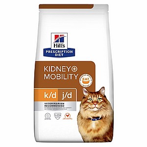 k/d j/d | Hill's Prescription Diet קידני + מוביליטי לחתול, 3 ק"ג (עם עוף) k/d j/d | Hill's Prescription Diet קידני + מוביליטי לחתול, 3 ק"ג (עם עוף)