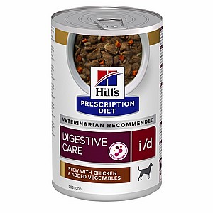 שימורי נזיד i/d | Hill's Prescription Diet דייג'סטיב קייר כלב, 354 גר' שימורי נזיד i/d | Hill's Prescription Diet דייג'סטיב קייר כלב, 354 גר'