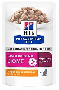 פאוצ' מזון GI BIOME | Hill's Prescription Diet לחתול בוגר, 85 גר' (12 יח') פאוצ' מזון GI BIOME | Hill's Prescription Diet לחתול בוגר, 85 גר' (12 יח')