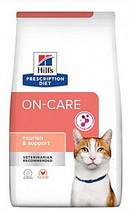 On-Care | Hill's Prescription Diet תמיכה בסרטן לחתול, 1.5 ק"ג On-Care | Hill's Prescription Diet תמיכה בסרטן לחתול, 1.5 ק"ג