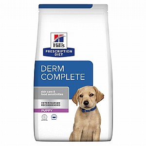 Hill's Prescription Diet דרם קומפליט לגור כלב, 4 ק"ג Hill's Prescription Diet Derm Complete puppy, 4 kg Hill's Prescription Diet דרם קומפליט לגור כלב, 4 ק"ג Hill's Prescription Diet Derm Complete puppy, 4 kg