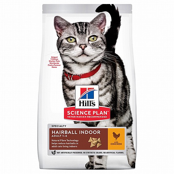 Hills Science Plan ����� ���� Hairball+Indoor (���), 3 �"�