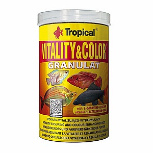 מזון טרופיקל ויטליטי מחזק צבע מגורען 1000 מ"ל Tropical Vitality מזון טרופיקל ויטליטי מחזק צבע מגורען 1000 מ"ל Tropical Vitality