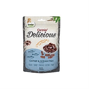 חטיפי מיני לחתולים בטעם קטניפ ודגי ים Dentalight Delicious חטיפי מיני לחתולים בטעם קטניפ ודגי ים Dentalight Delicious