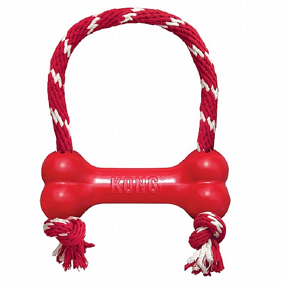 ���� ��� �� ��� XS ������  KONG Goodie Bone with Rope 