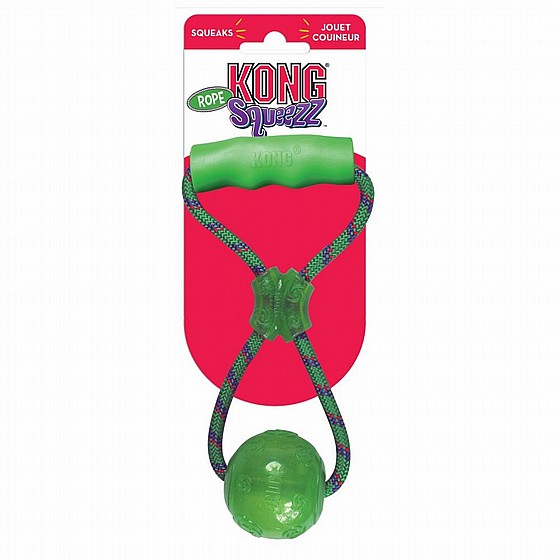 ���� ����  ������ �� ��� �����,  ���� ������ �������, KONG  Squeezz Ball With Rope