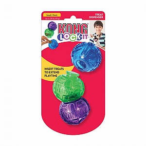 קונג לוק-איט 3 חלקים, מידה M, משחק חטיפים מאתגר לכלבים KONG Lock-It 3-pk קונג לוק-איט 3 חלקים, מידה M, משחק חטיפים מאתגר לכלבים KONG Lock-It 3-pk