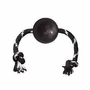 קונג אקסטרים, כדור עם חבל KONG Extreme Ball w/Rope קונג אקסטרים, כדור עם חבל KONG Extreme Ball w/Rope
