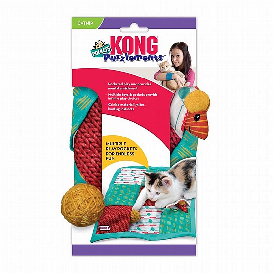 ���� ���� �� ����� , ���� ����� ����� �������  KONG Cat Puzzlements Pockets