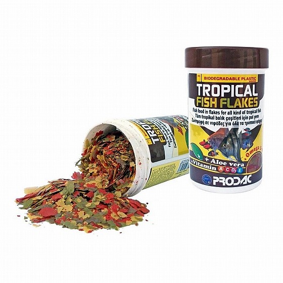 ������ ���� ����� ������� 250 �"� Prodac tropical fish flakes